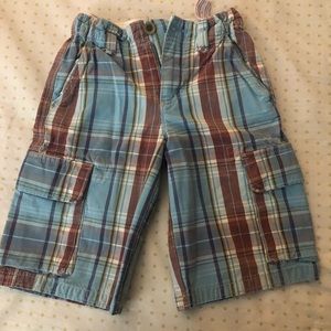 Mini Boden plaid boys shorts - size 3-4Y